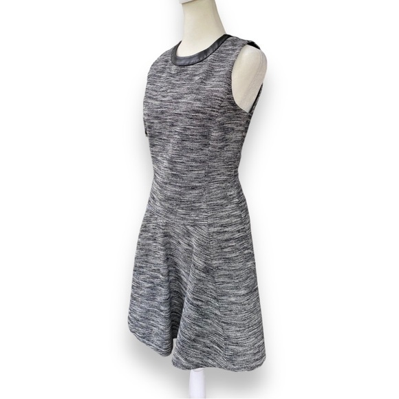 Madewell The Anywhere Black and White Tweed Mini Dress Size 2 - Picture 7 of 16